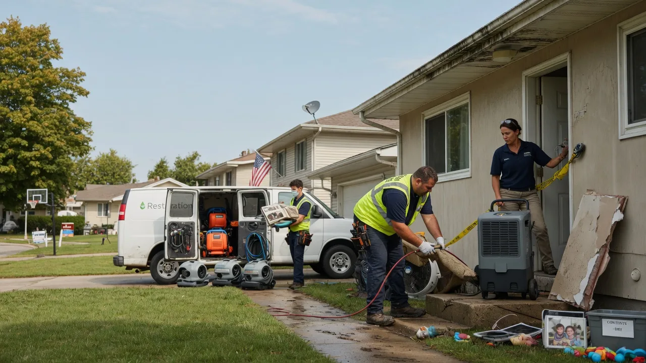 Water Damage Restoration in Chandlers Valley, PA near me